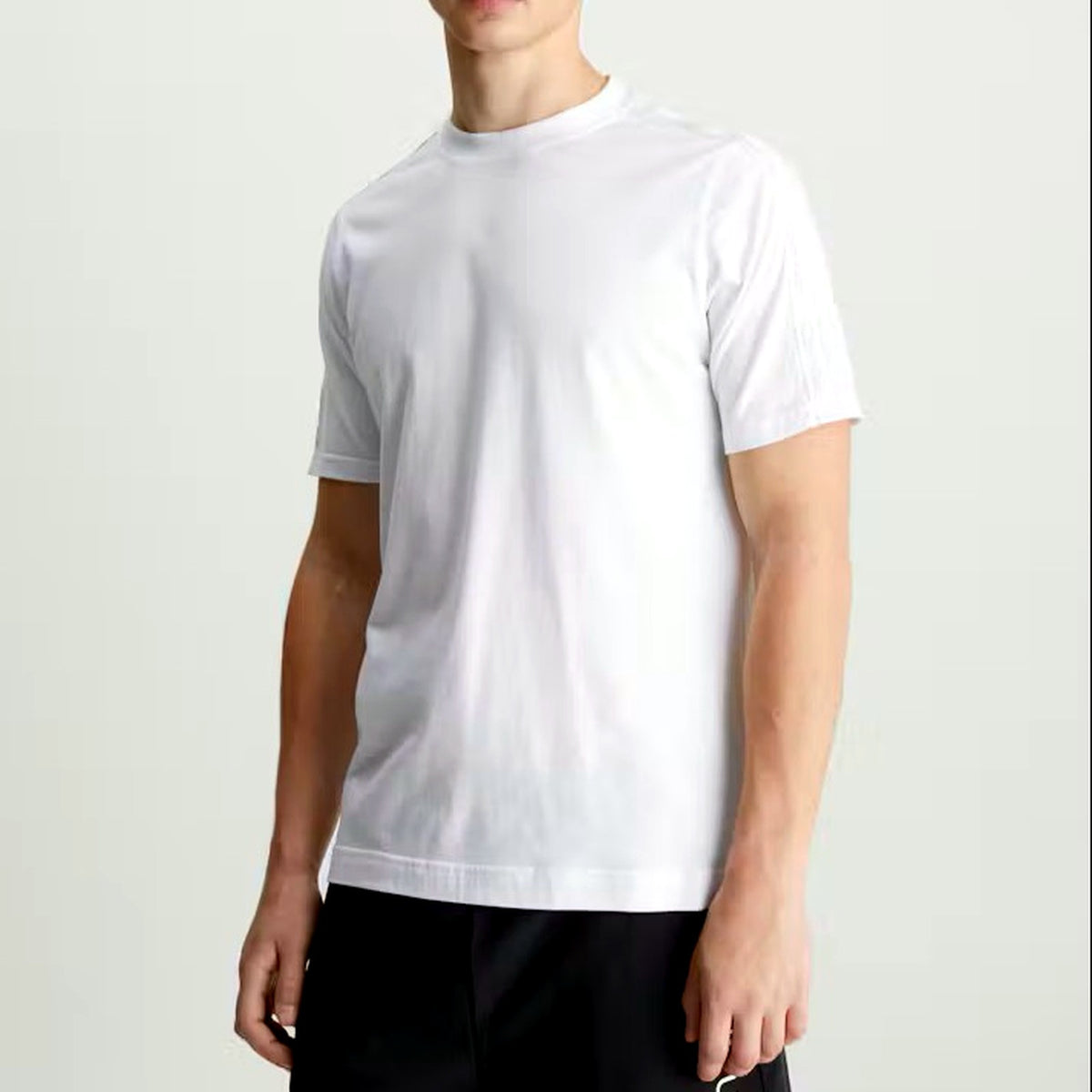 Calvin Klein Mens Crew Neck T-Shirt 3-Pack White Size L NEW