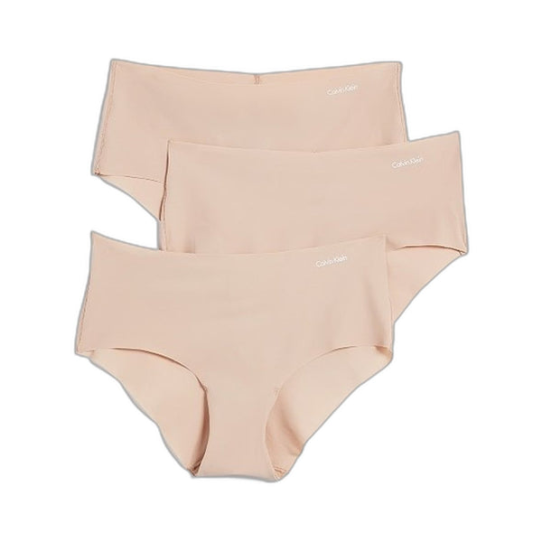Calvin Klein Womens Seamless Hipster Underwear 6-Pack Nude Medium NEW