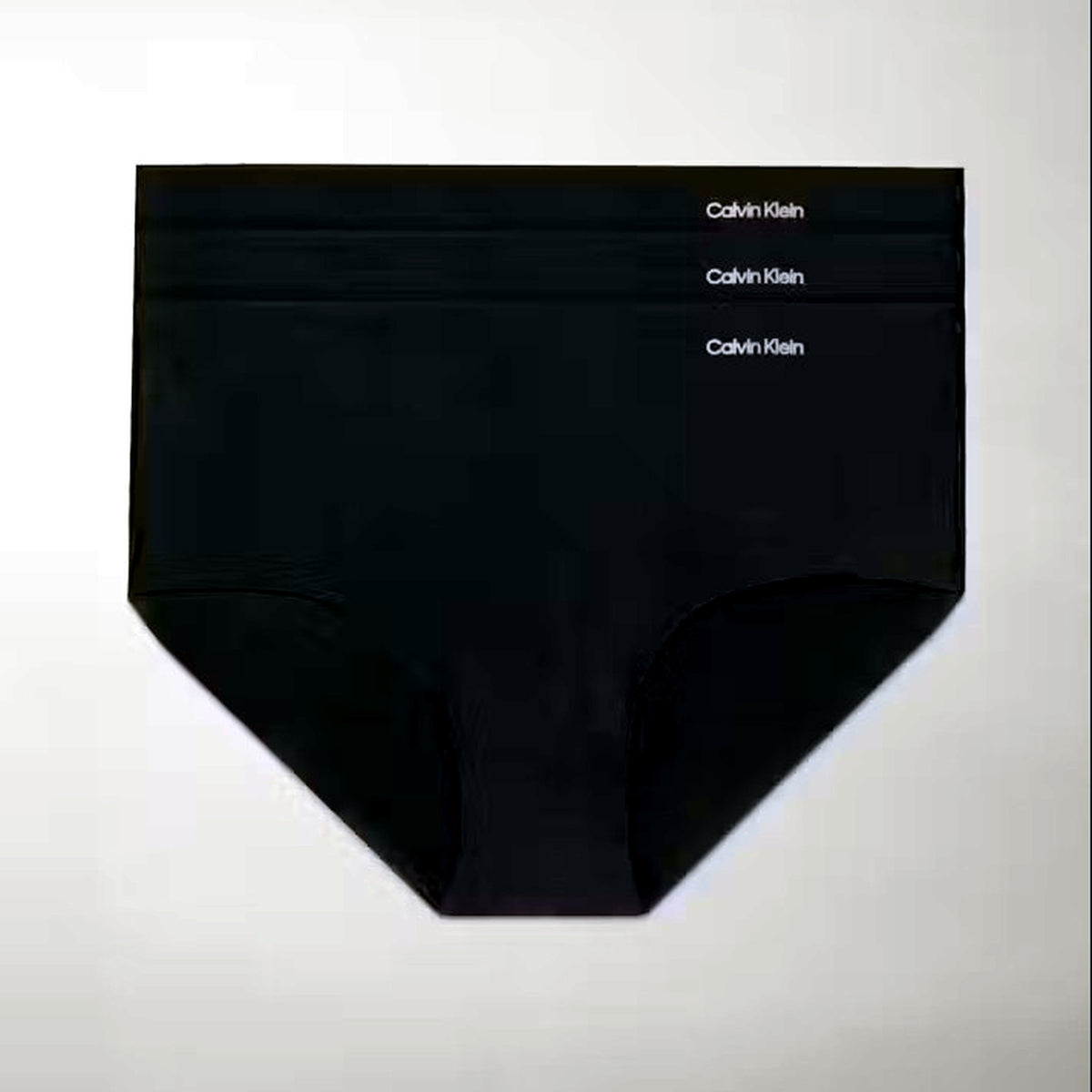 Calvin Klein Womens Hipster Briefs Invisible Seamless Black XL 3-Pack Size NEW