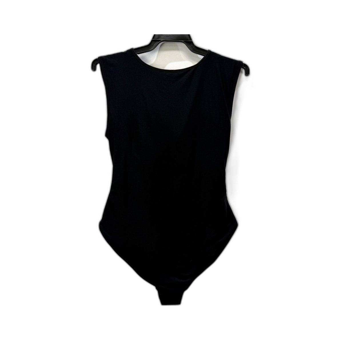 Chloe & Lola Womens One-Piece Swimsuit Black Zipper Size 10 NEW