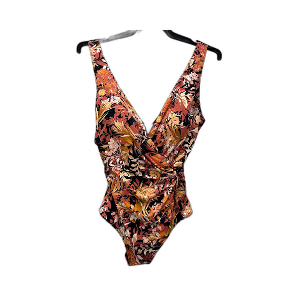 Regatta Womens One-Piece Swimsuit Multi Color Floral Print Size 10 NEW