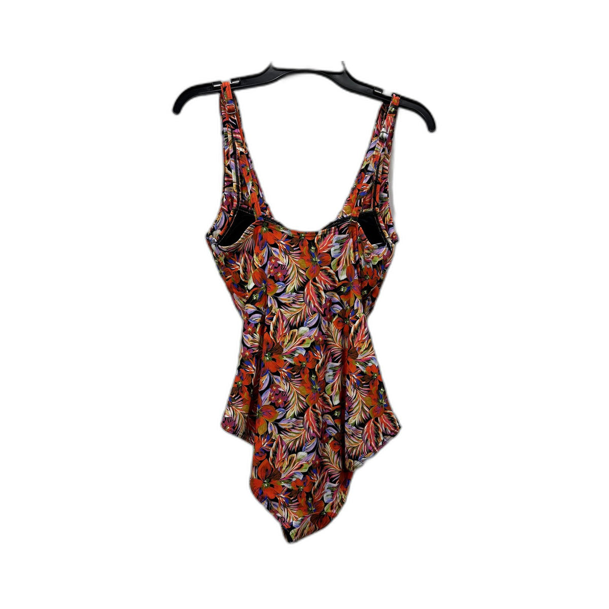 Regatta Womens One-Piece Swimsuit Floral Racerback Size 10 Multi NEW