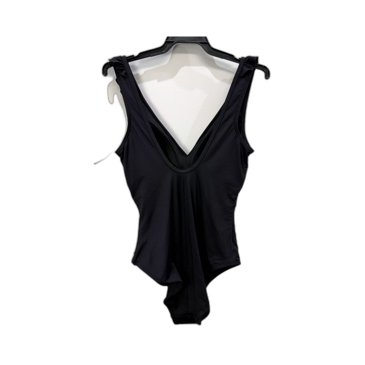 Regatta Womens Black One-Piece Swimsuit with Ruffle Detail by Size 10 NEW
