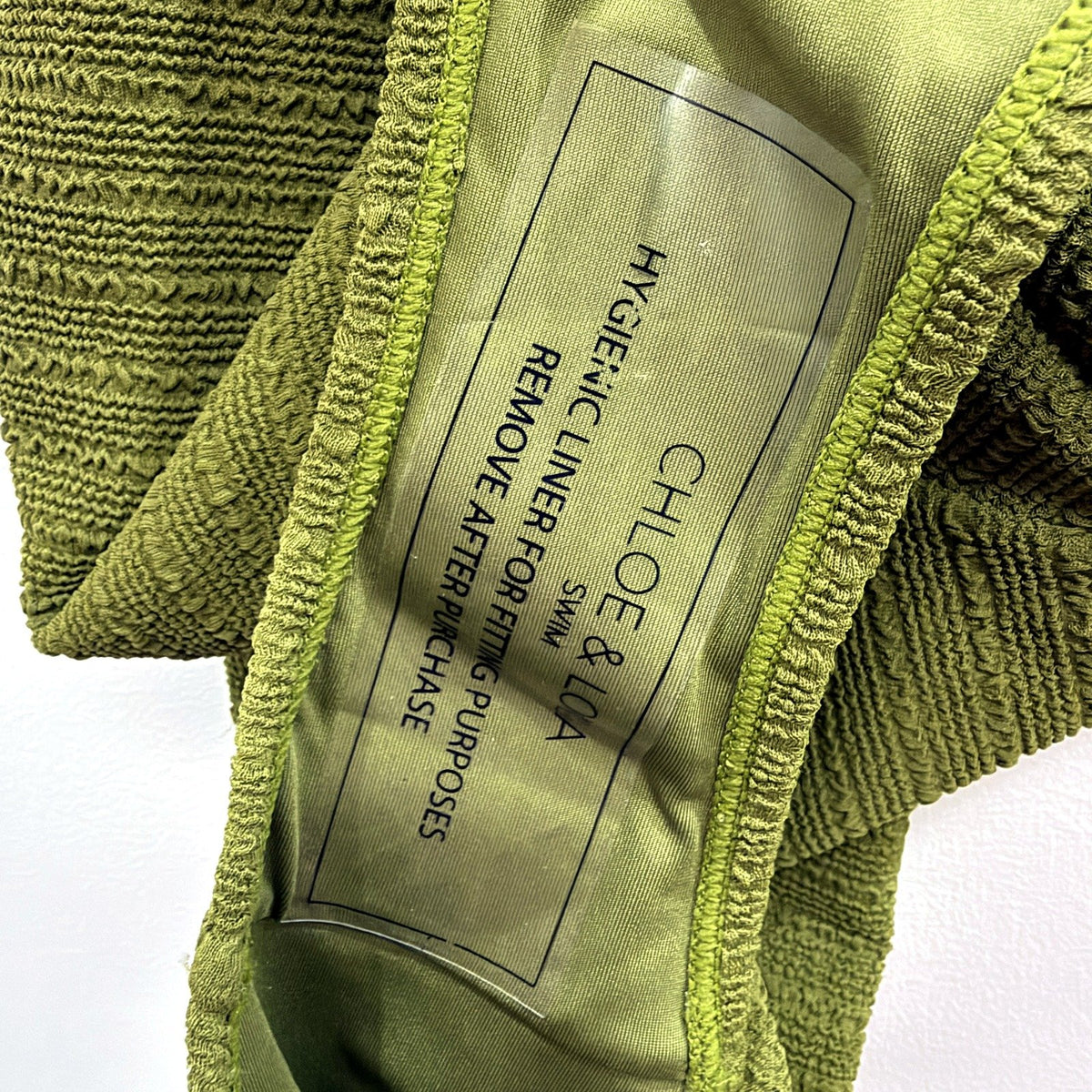 Chloe & Lola Womens One-Piece Swimsuit Lime Green Size 10 NEW