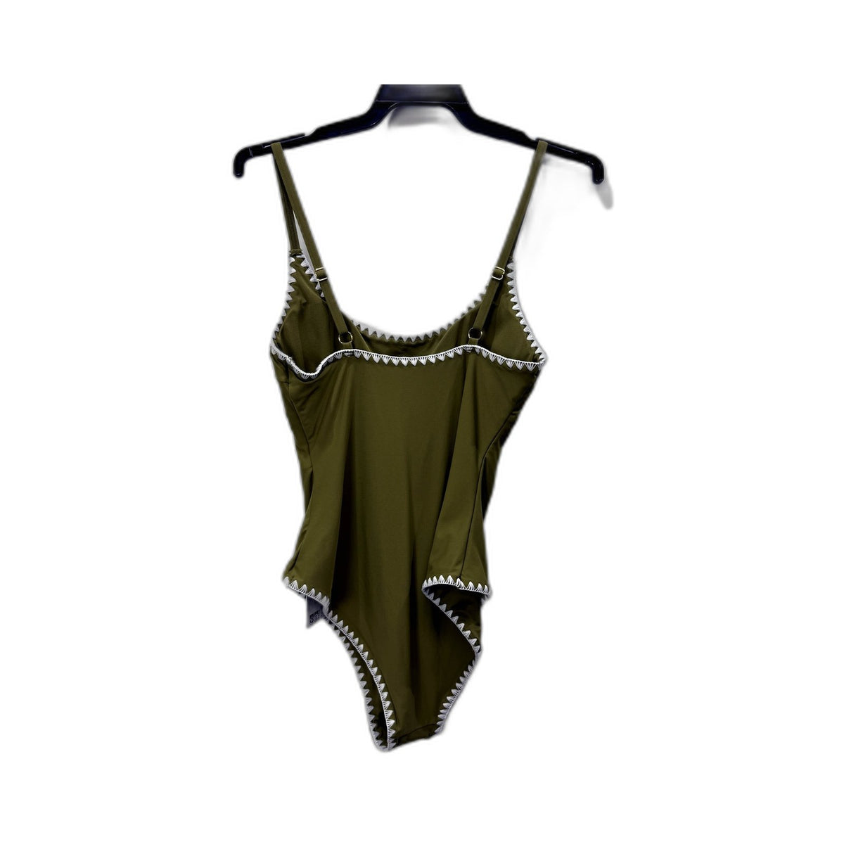 Chloe & Lola Womens One-Piece Swimsuit Olive Green Size 10 NEW
