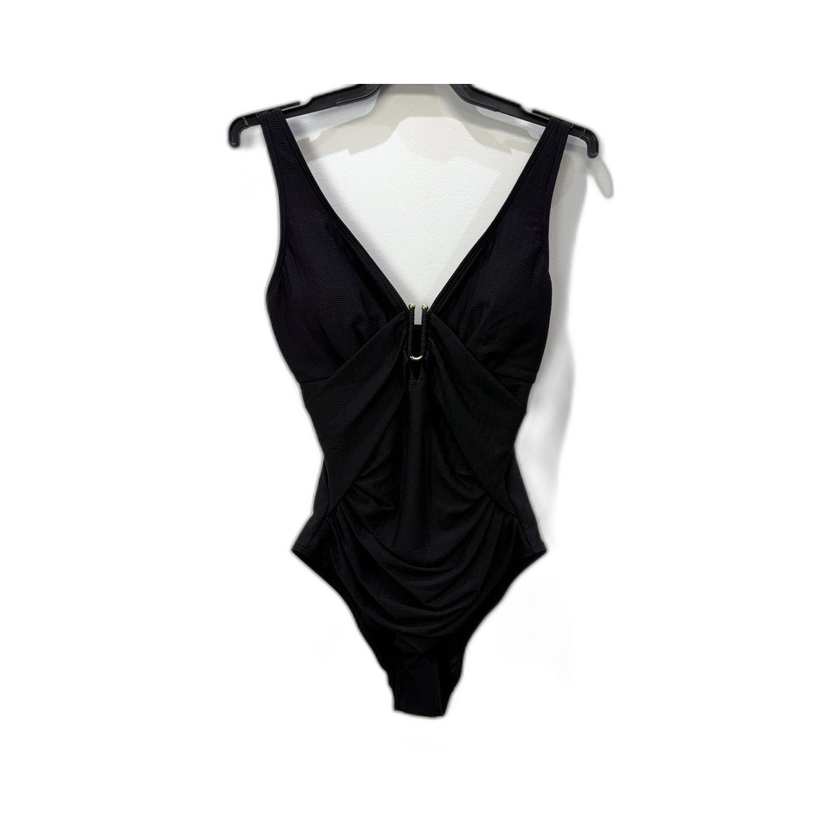 Regatta Womens Black One-Piece Swimsuit Size 10 Swim Style NEW