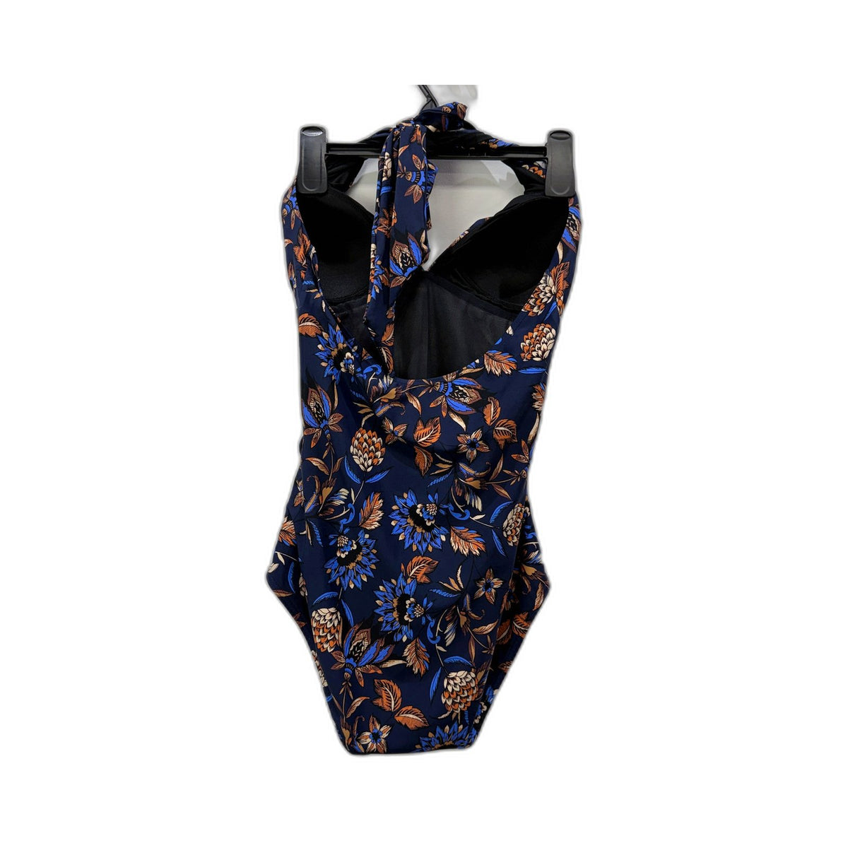 Regatta Womens Halter One-Piece Swimsuit Floral Multi Color Size 10 NEW