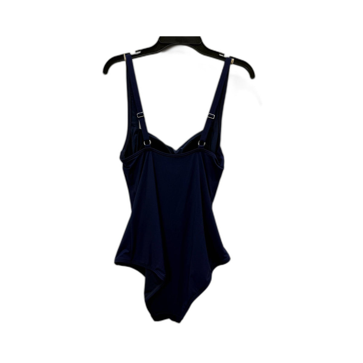 Regatta Womens Navy Blue Ruched One-Piece Swimsuit Size 10 NEW