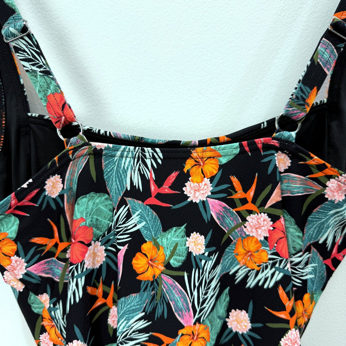 Regatta Womens Tankini Two-Piece Swimsuit Multi Color Floral Size 10 NEW