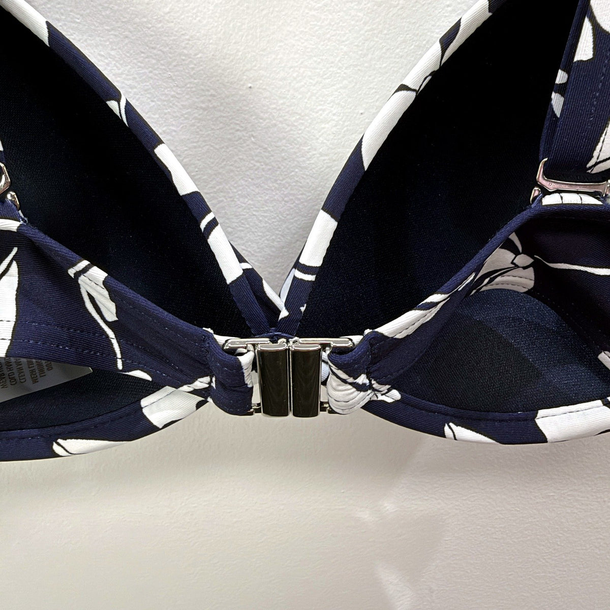 Regatta Womens Two-Piece Bikini Swimsuit Navy Floral Print Size 10 NEW