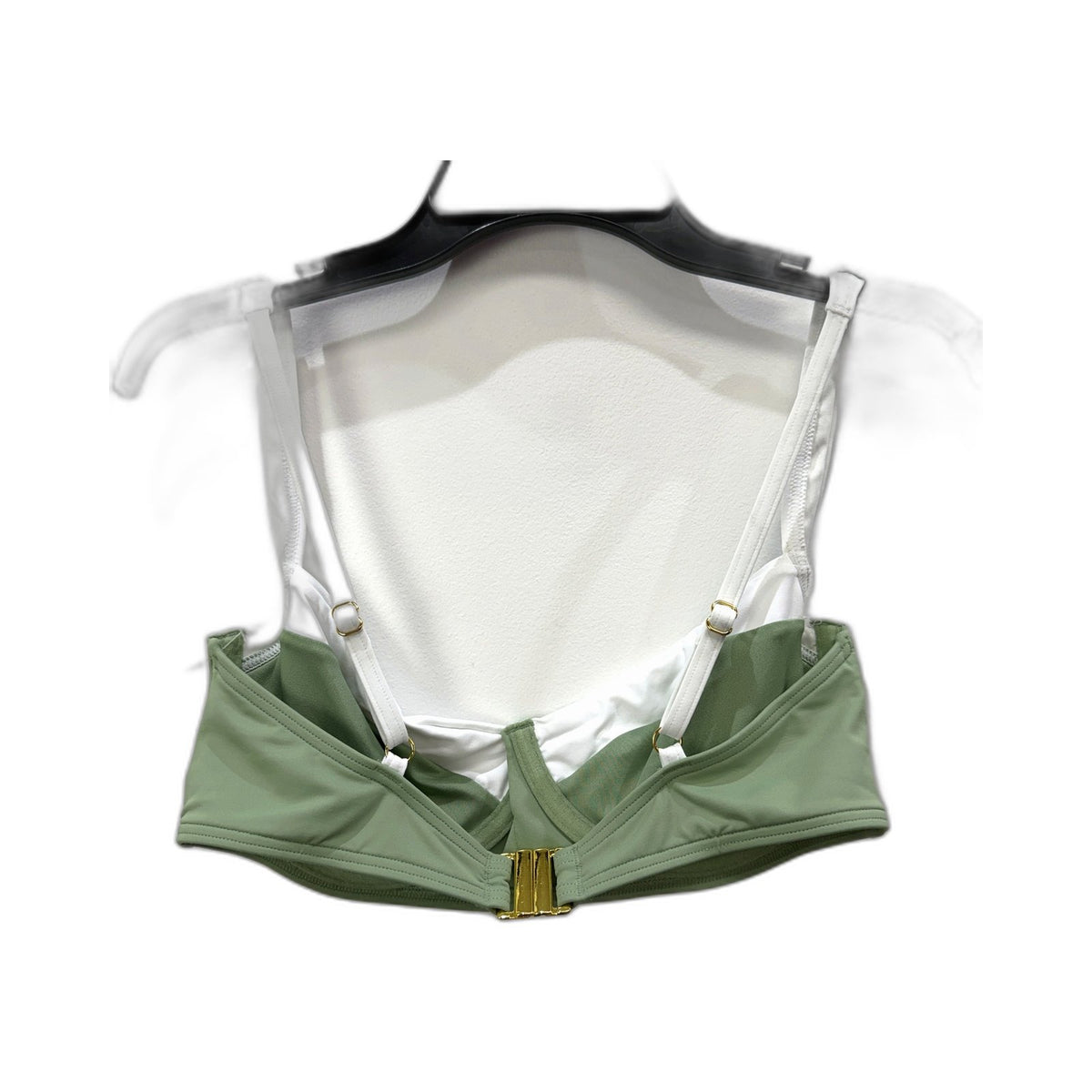 Chloe & Loa Womens Two-Piece Bikini Swimsuit Sage Green Size 10 by NEW