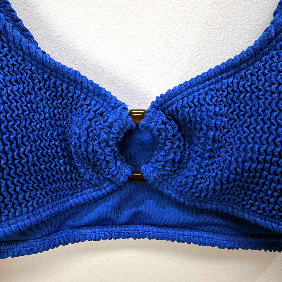 Chloe & Lola Womens Two-Piece Bikini Swimsuit Royal Blue Size 10 NEW