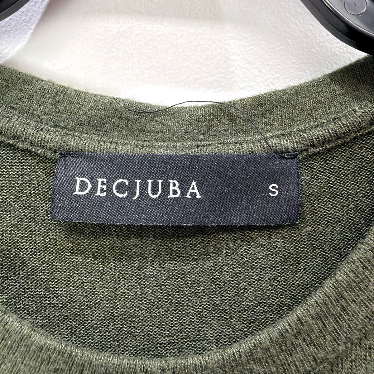 Decjuba Womens Long Sleeve Wrap Dress in Olive Green Size S
