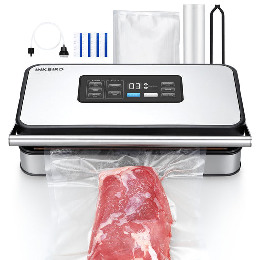 Inkbird Dual Motor Food Vacuum Sealer Machine Starter Kit for Home Use DEMO