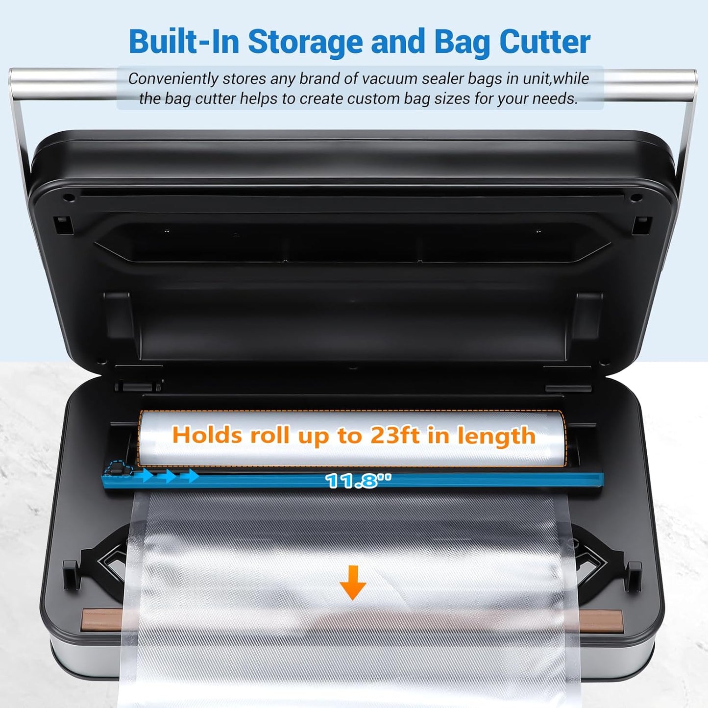 Inkbird Dual Motor Food Vacuum Sealer Machine Starter Kit for Home Use DEMO