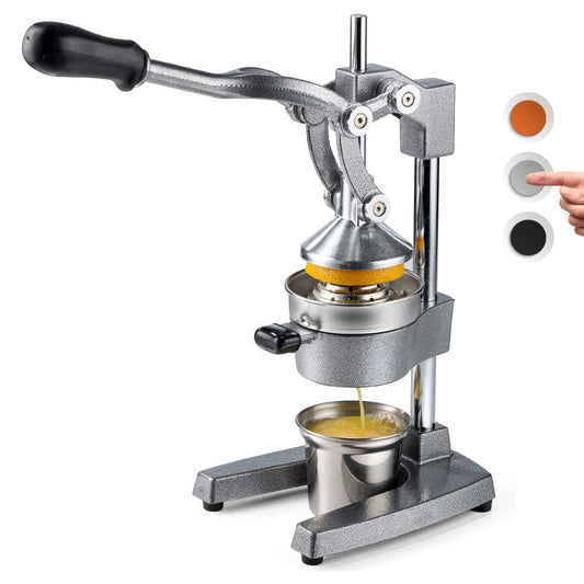 Homodoskey Extra-Large Commercial Grade Manual Citrus Juicer in Gray - DEMO