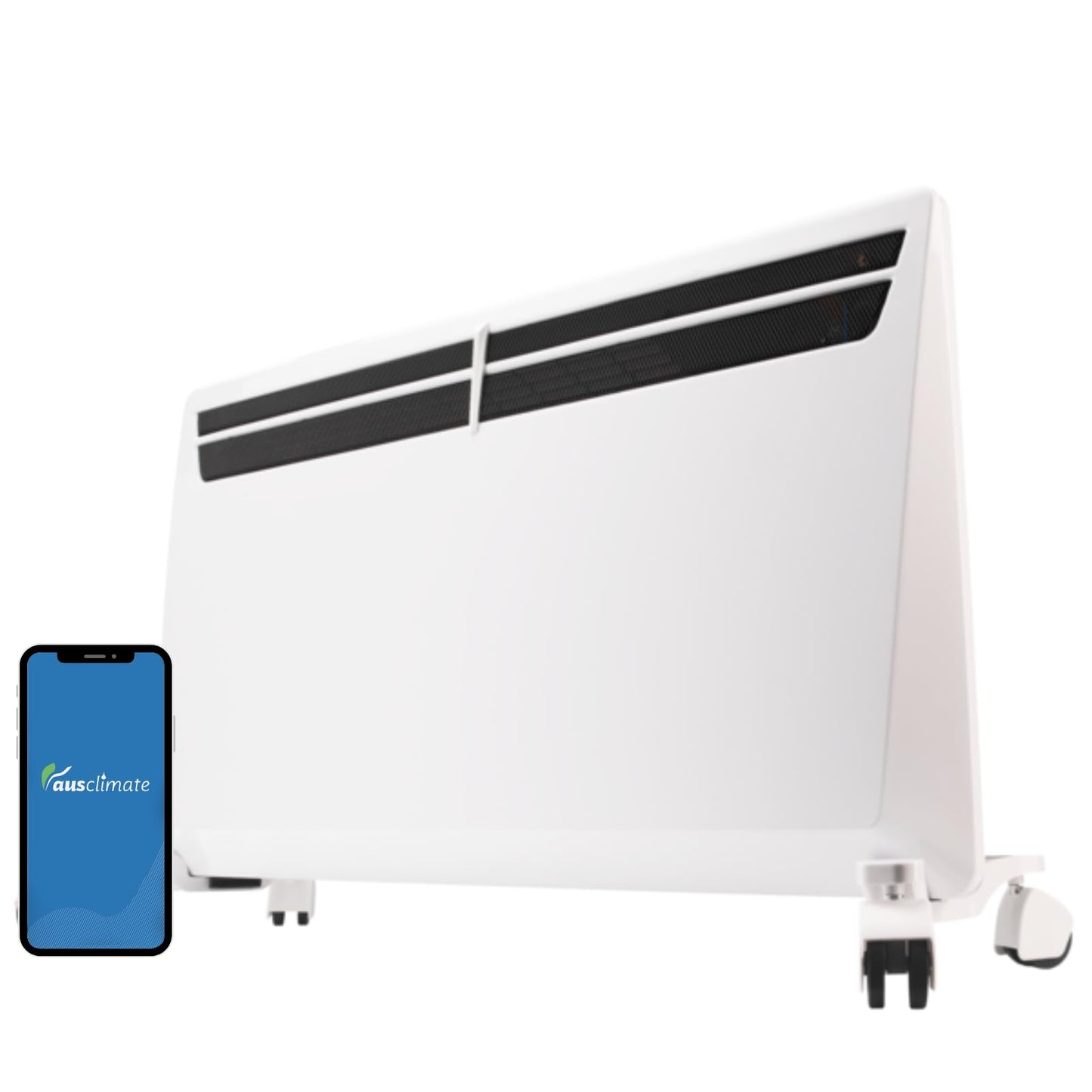 Ausclimate 1500W Smart Inverter Heater Home Electric Panel Heating with 24-Hour