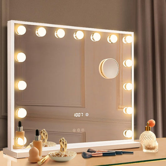 Simplus Vanity Makeup Mirror with Lights Hollywood LED Mirrors Stand Smart NEW