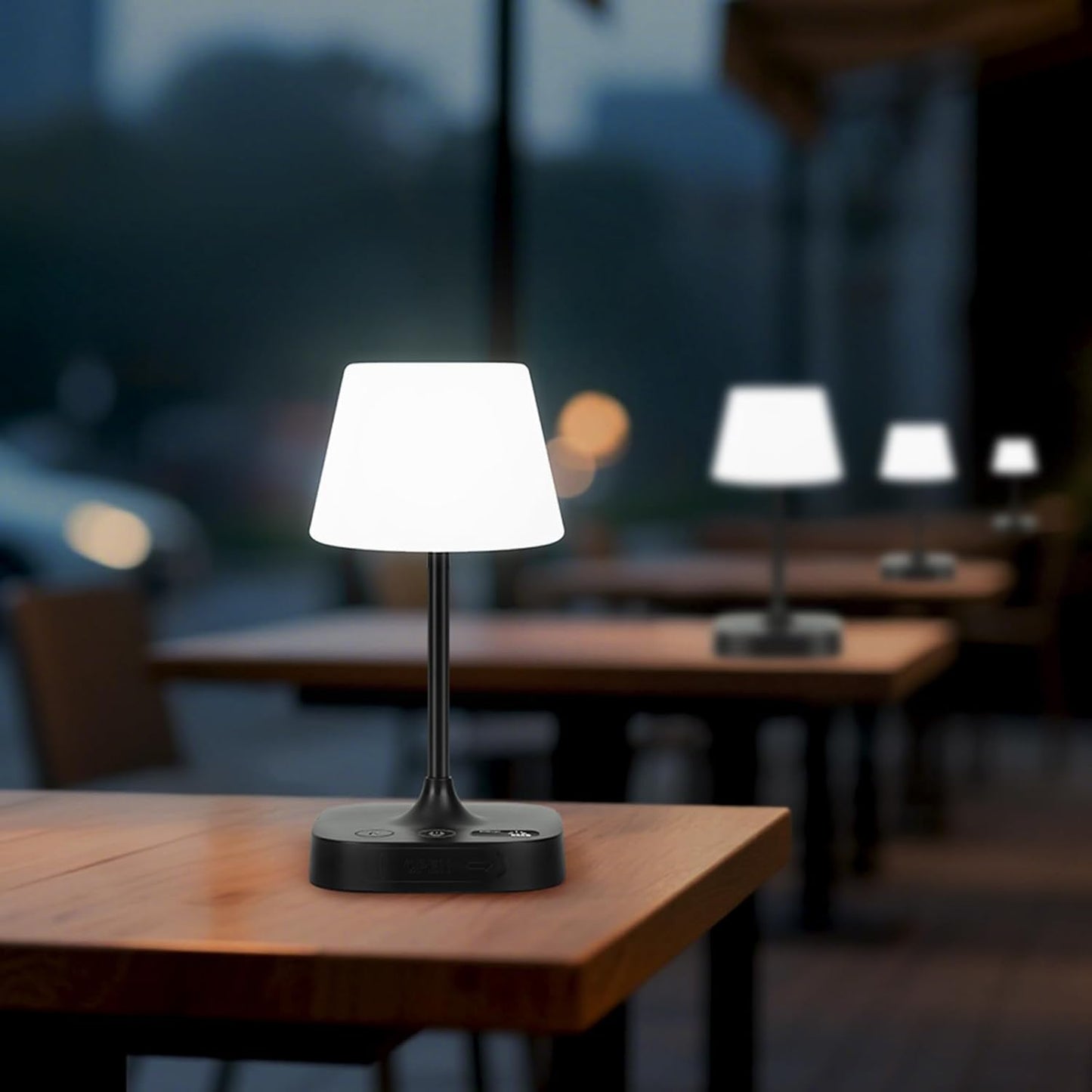 Webcem Cordless Waterproof LED Table Lamp Rechargeable IP65 NEW
