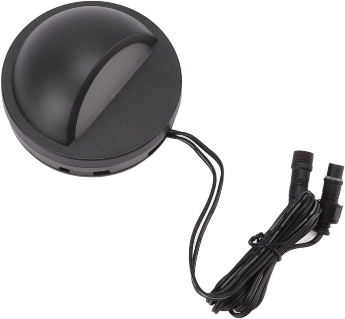 Domary Waterproof LED Step Lights for Outdoor Decking and Patio Lighting Black