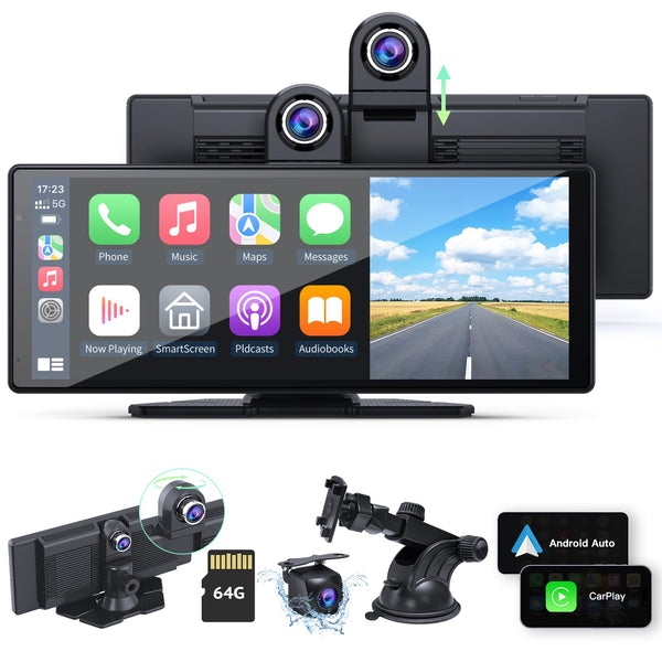aphqua Wireless Carplay Android Auto 9.3" Touchscreen Audio Video Accessory DEMO