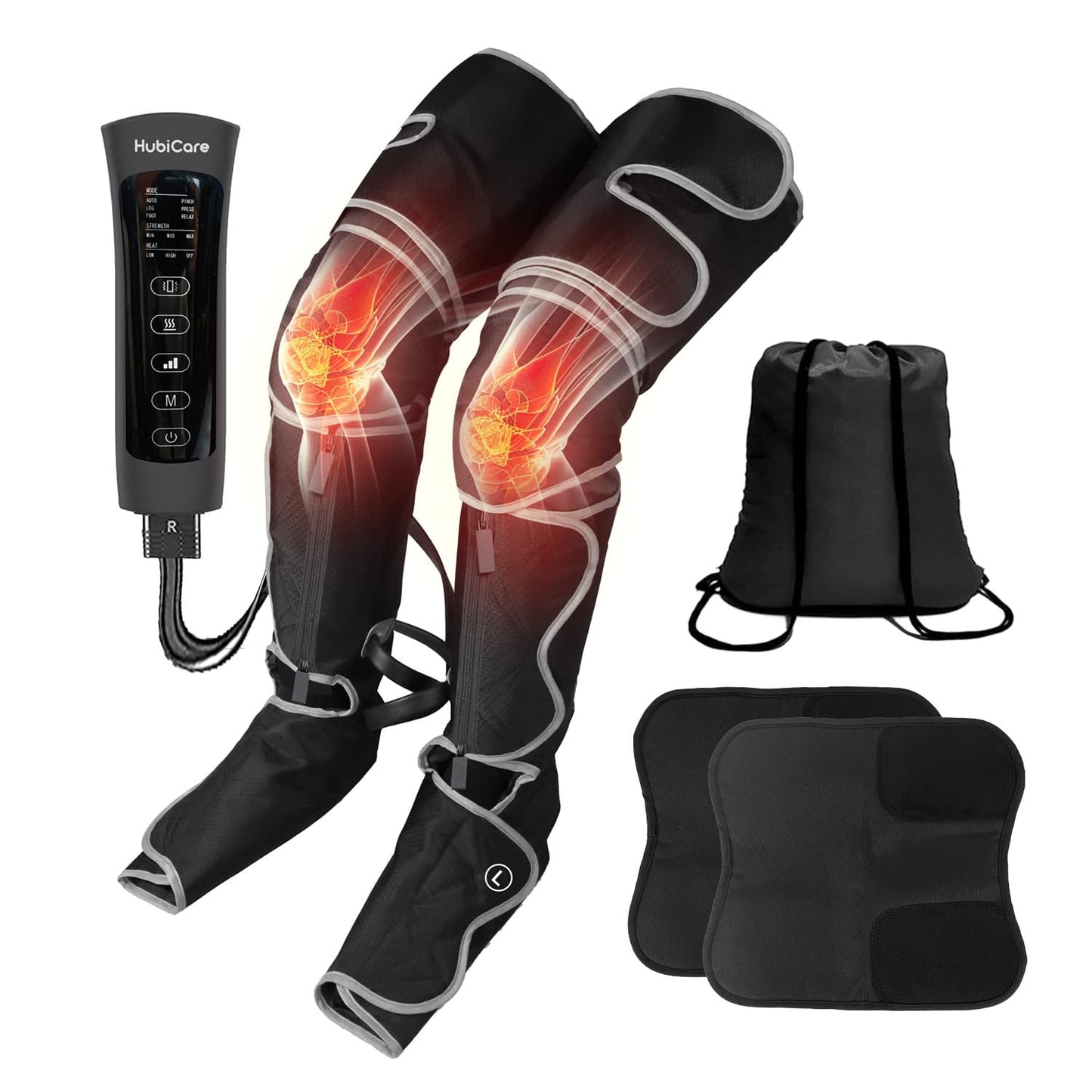HuBDIC Air Compression Foot Massager for Improved Blood Circulation & Pain DEMO
