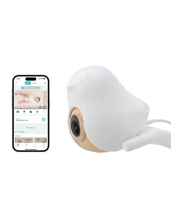 CüboAi Smart Baby Monitor 3 with Sleep Safety Alerts for Covered Face NEW