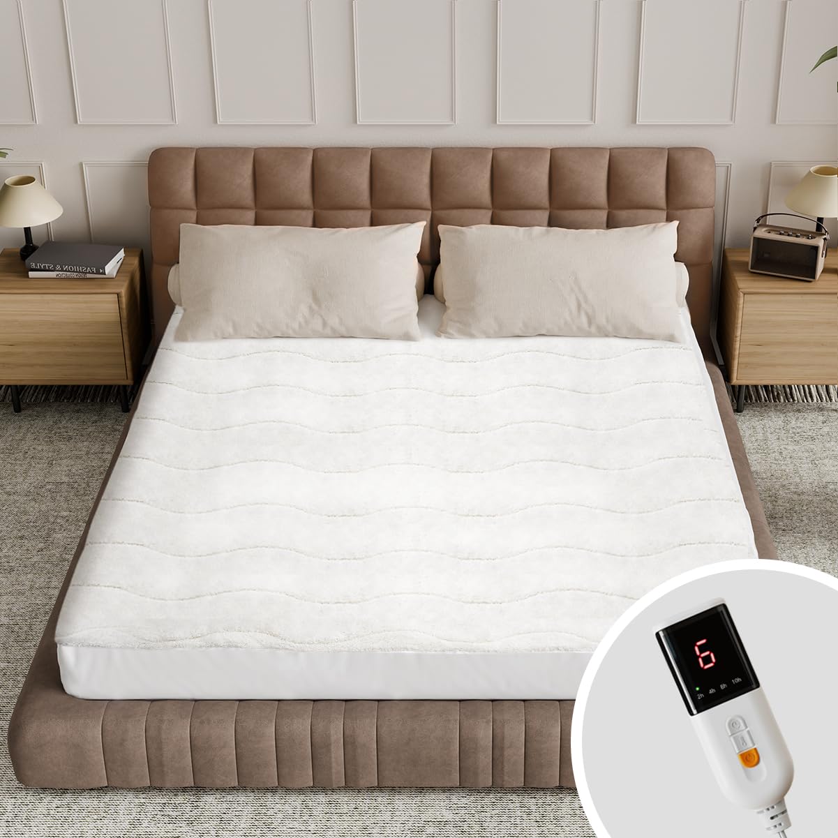 GOTCOZY Electric Heated Underblanket Soft Plush Fleece Blanket Single Size NEW