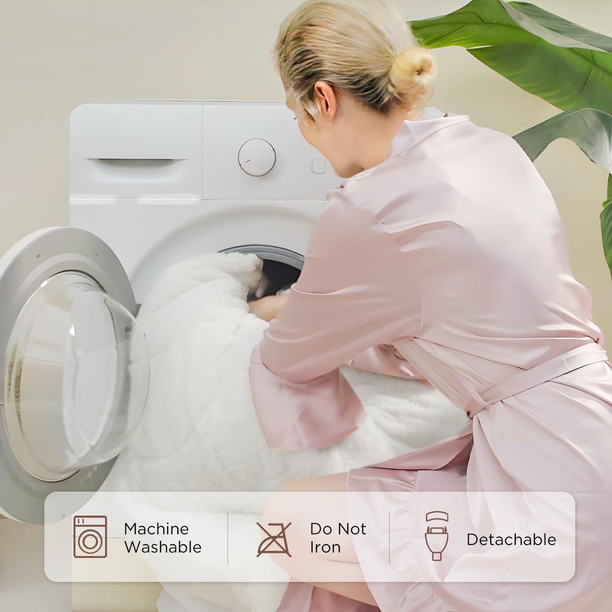 GOTCOZY Electric Heated Underblanket Soft Plush Fleece Blanket Single Size NEW