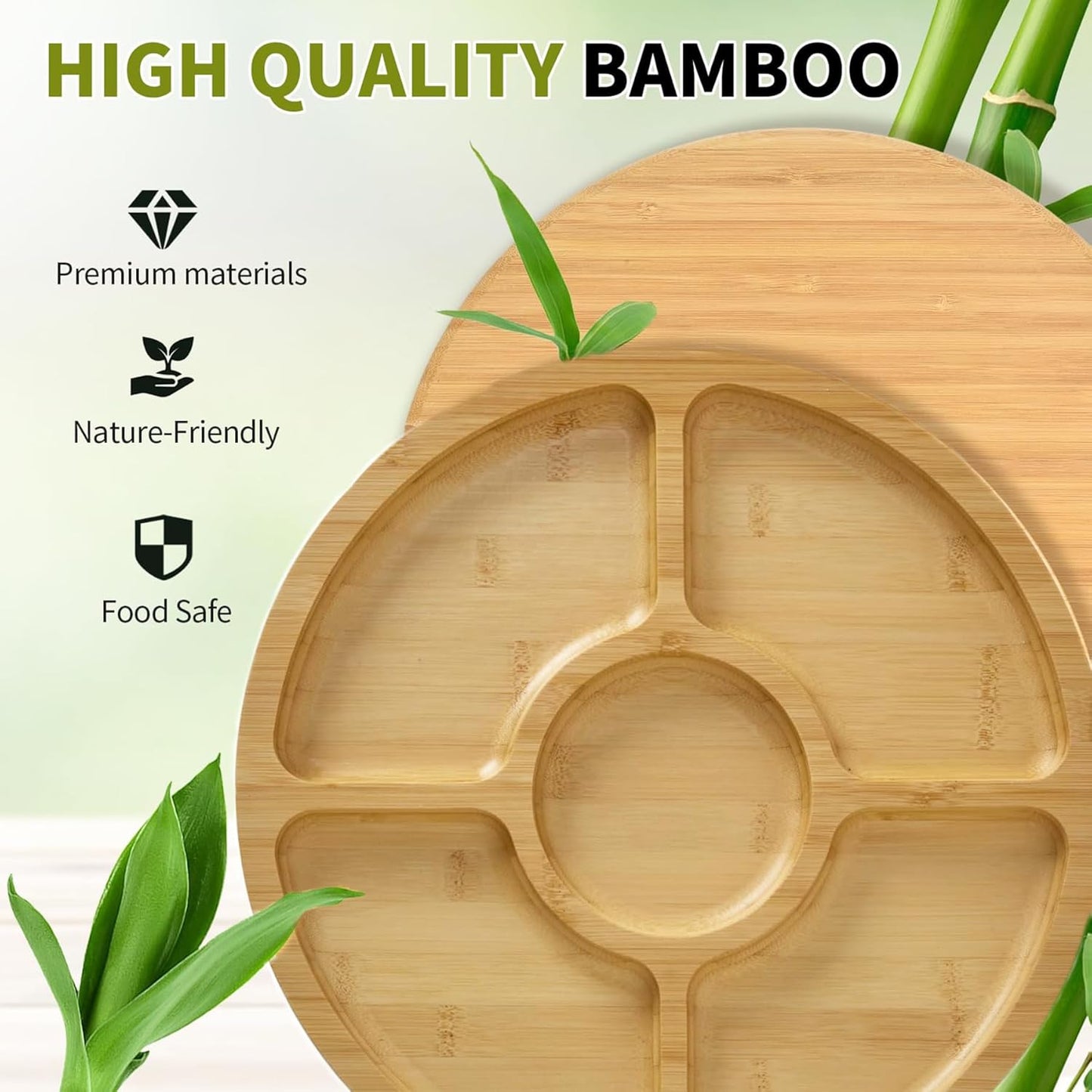 Elegant Bamboo Cheese Serving Board with Clear Locking Lid NEW