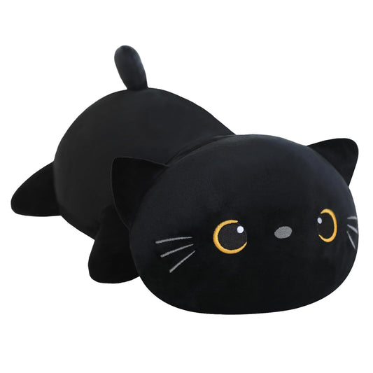 SQEQE Weighted Black Cat Plush Stuffed Animal Cute Toy Large 60CM Size DEMO