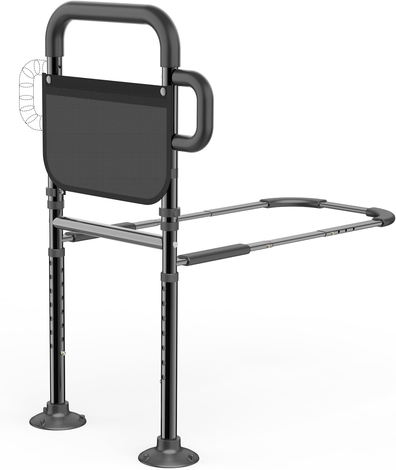 Telfun Adjustable Bed Rails for Elderly Safety ASTM Approved Bedroom DEMO