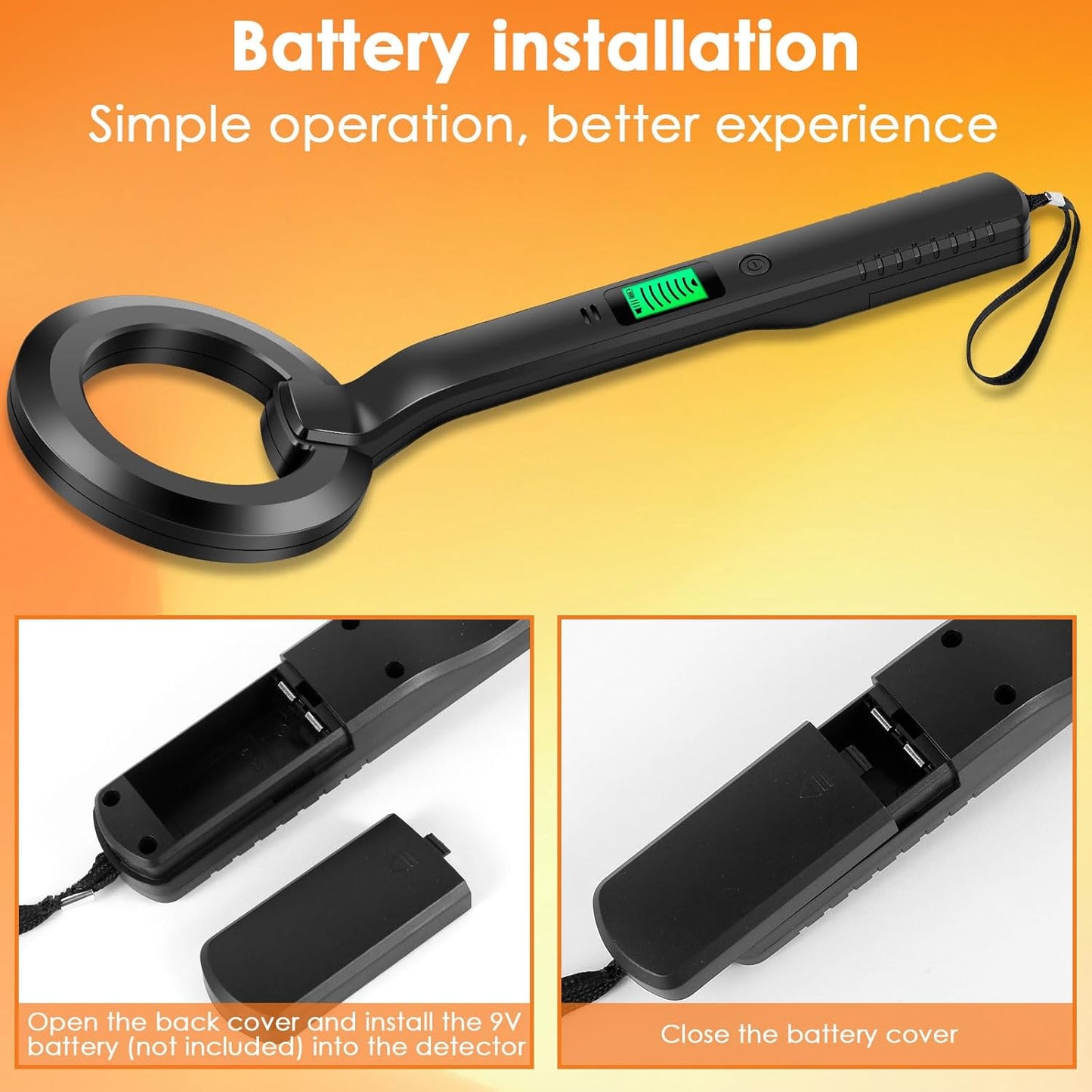 Waterproof High Sensitivity Metal Detector for Outdoor Treasure Hunting DEMO