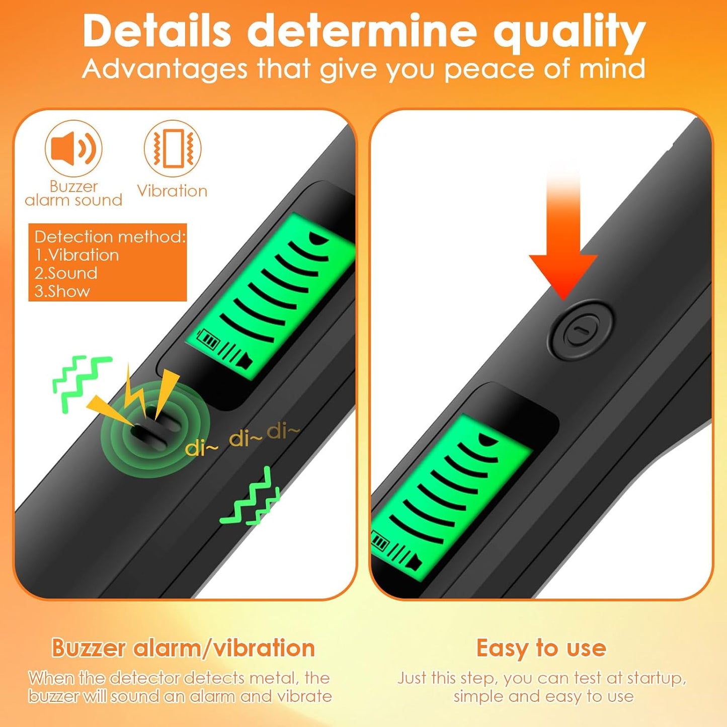 Waterproof High Sensitivity Metal Detector for Outdoor Treasure Hunting DEMO