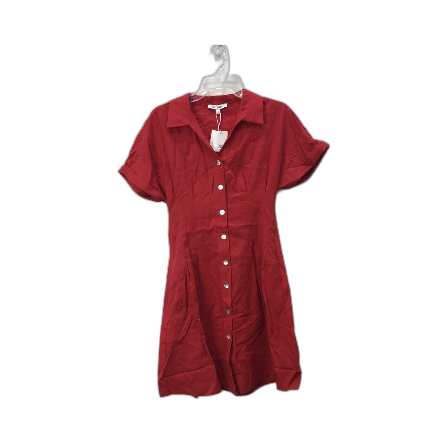 Just Jeans Flowing Dress Women's Comfortable Red Size 6