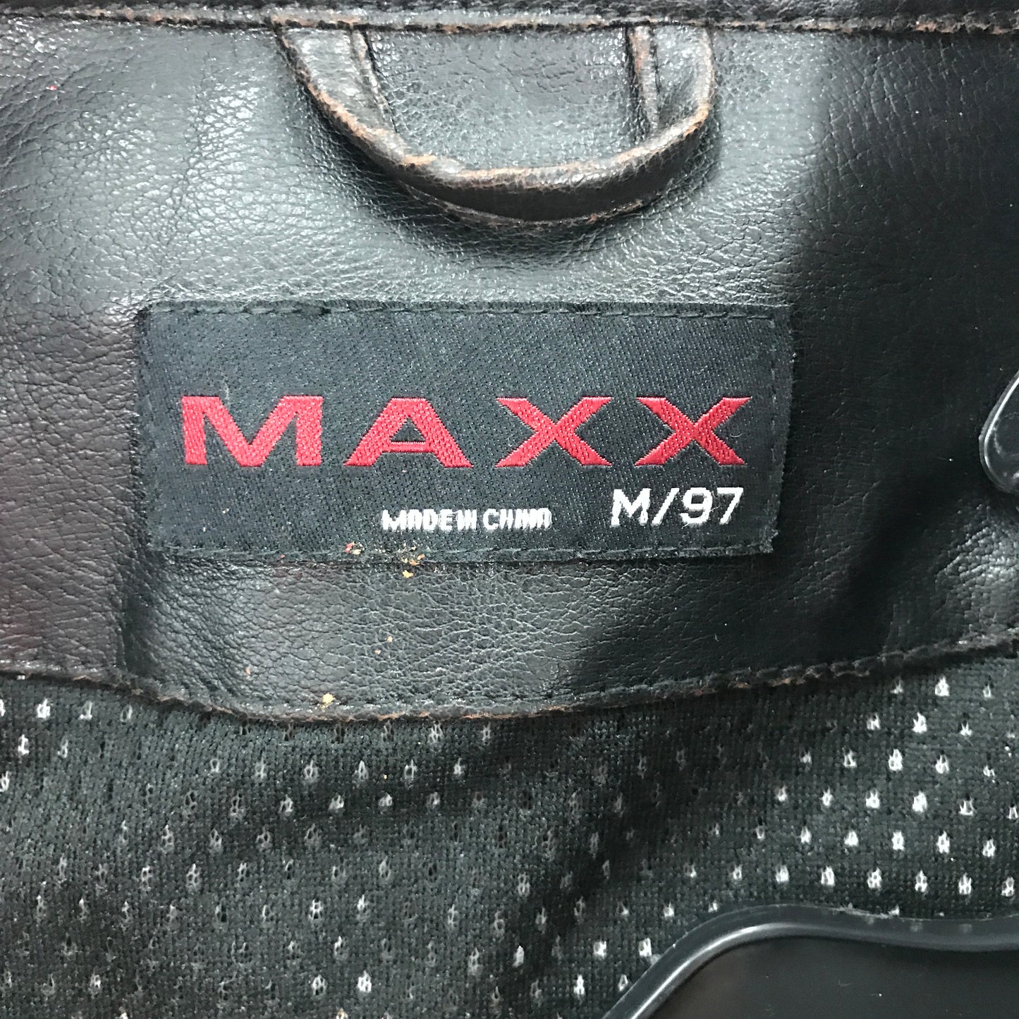 MAXX Black Motorcycle Jacket Stylish Men Durable Comfortable Size M