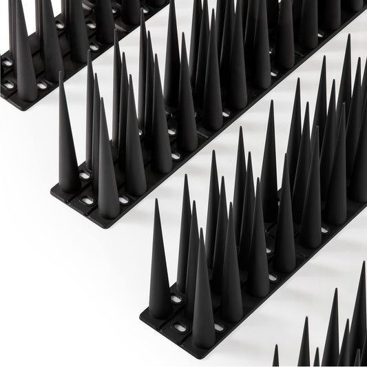 OFFO Black Bird Spikes to Deter Pigeons, Sparrows & Other Pests NEW