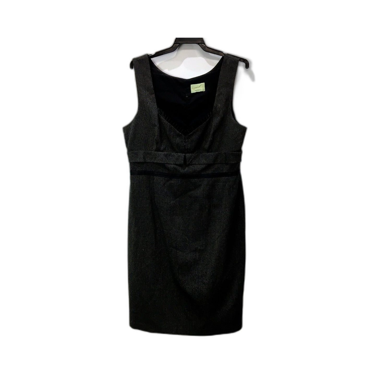 Review Womens Sleeveless Black Dress in Size 14