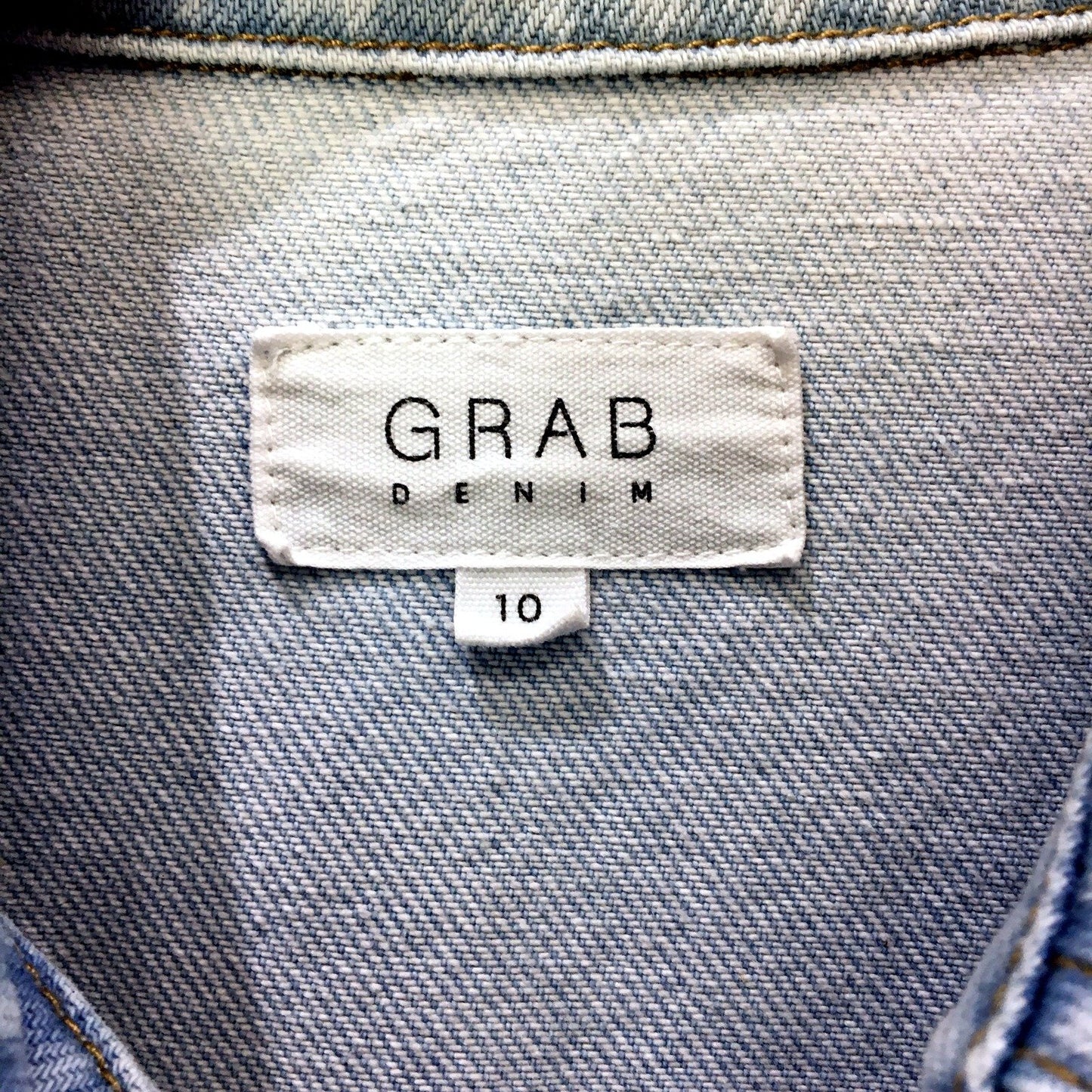 Light Blue Denim Jumpsuit Womens in Size 10 by Grab NEW