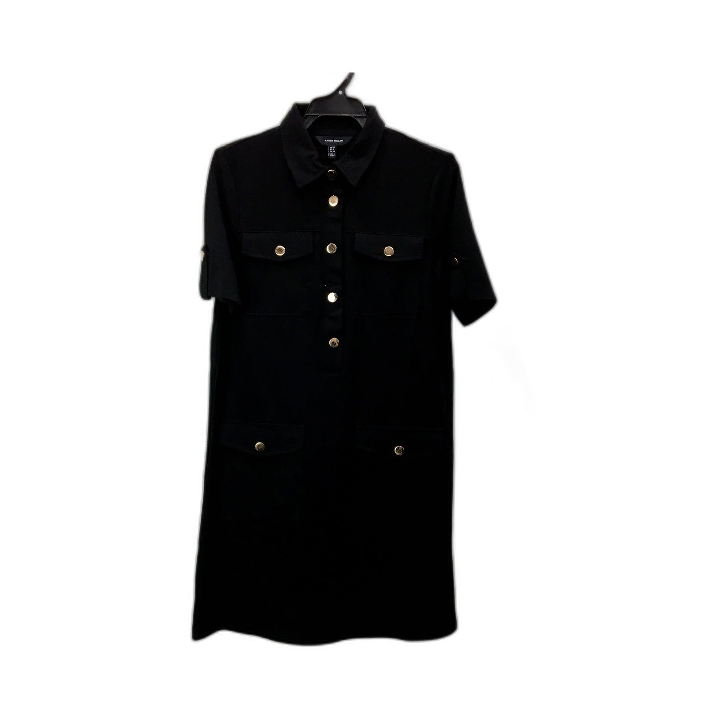 Karen Millen Womens Black Shirtdress in Size 12 NEW