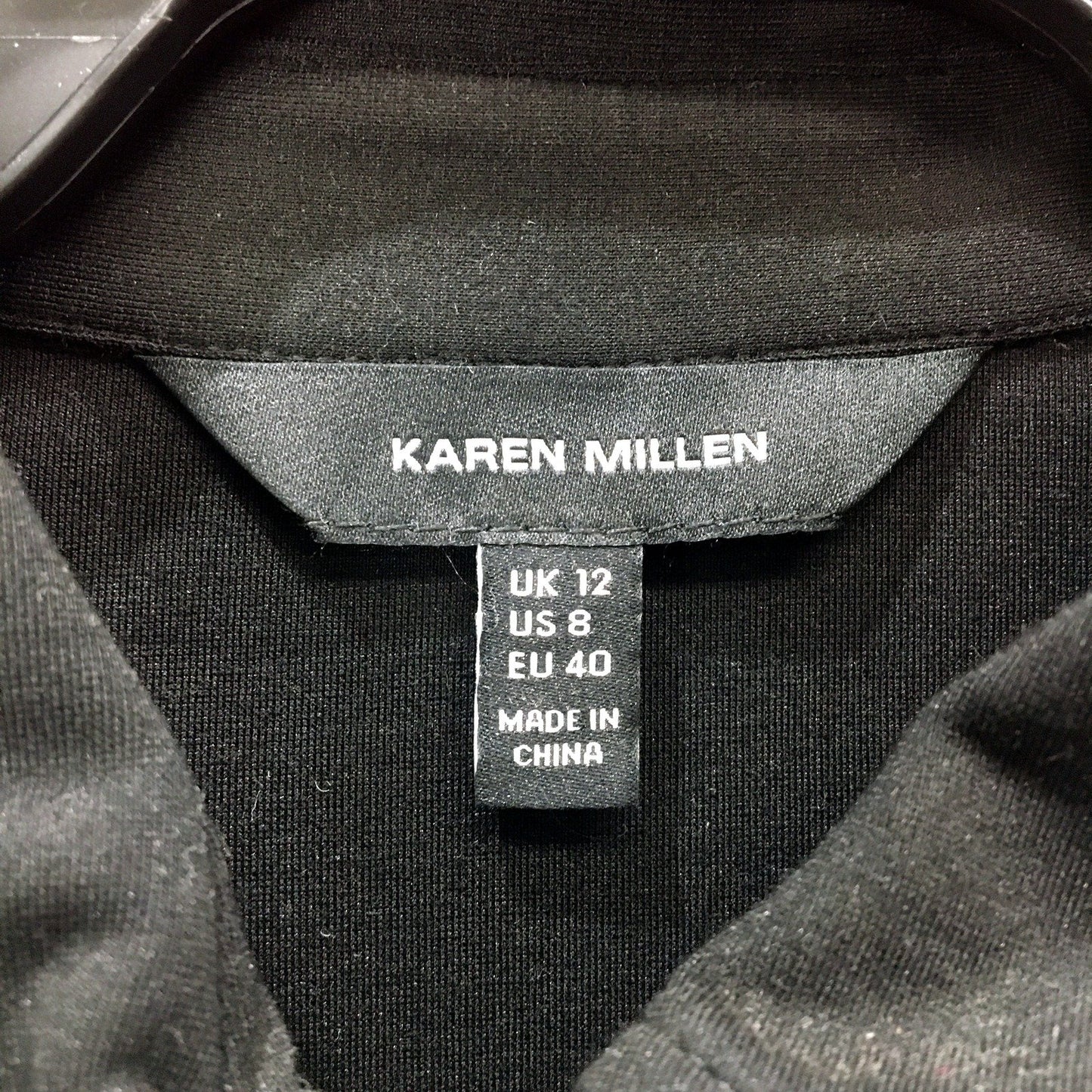 Karen Millen Womens Black Shirtdress in Size 12 NEW