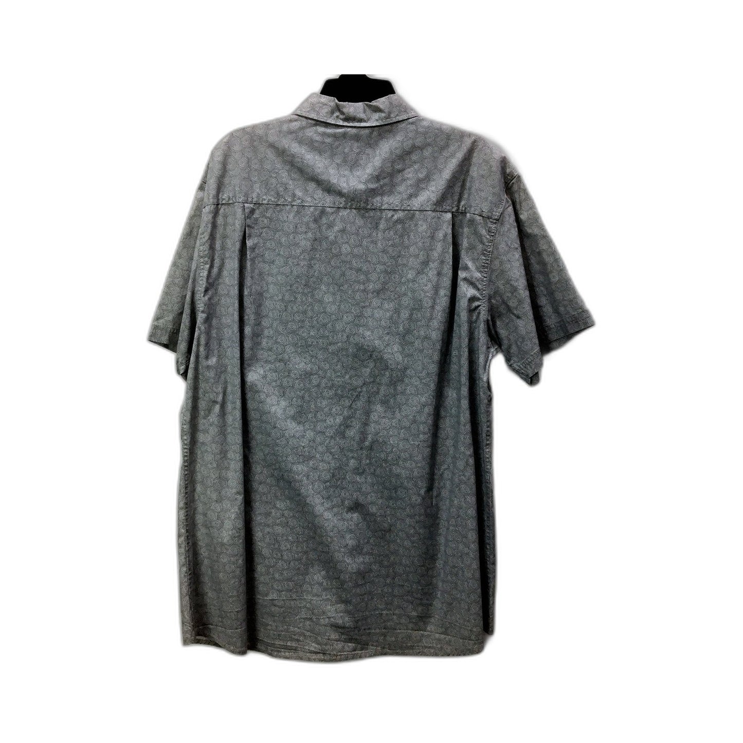O'Neill Mens Gray Cotton Blend Button-Down Casual Shirt in Size L