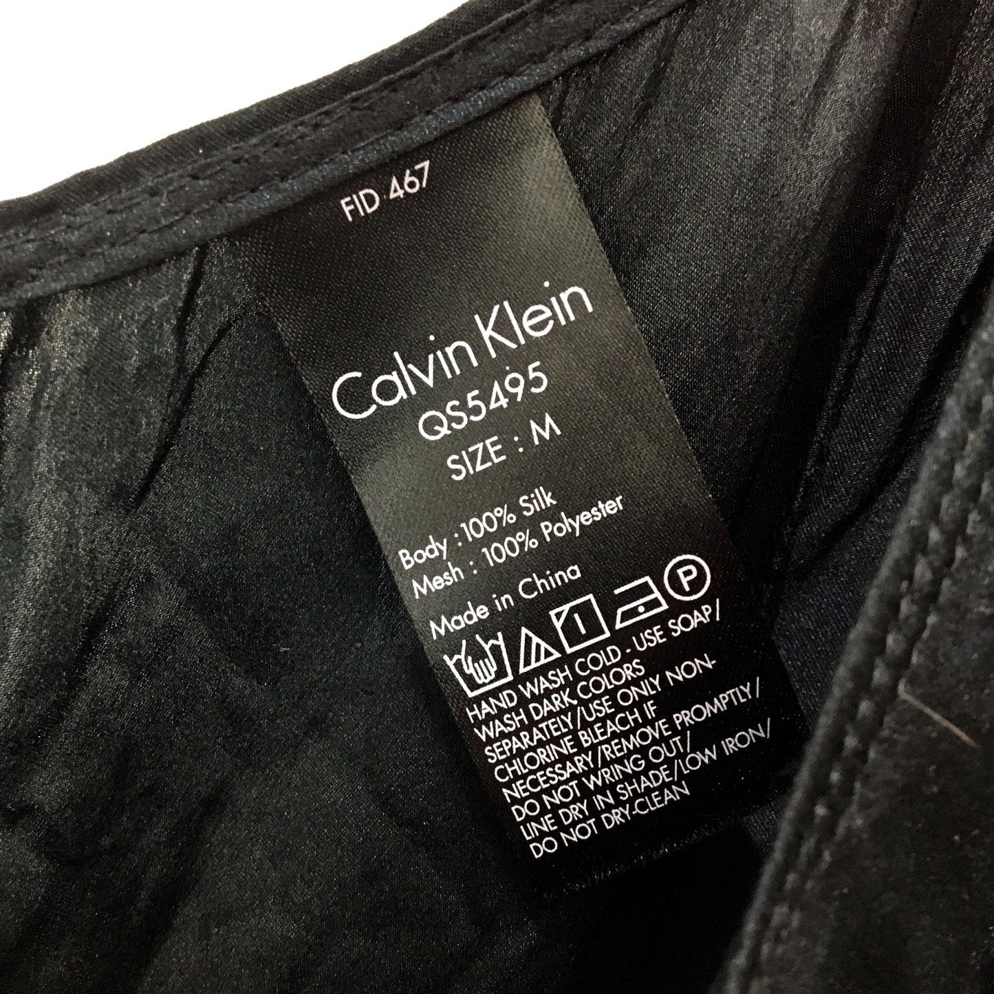 Women's Calvin Klein Silk Blend Romper in Black, Size M
