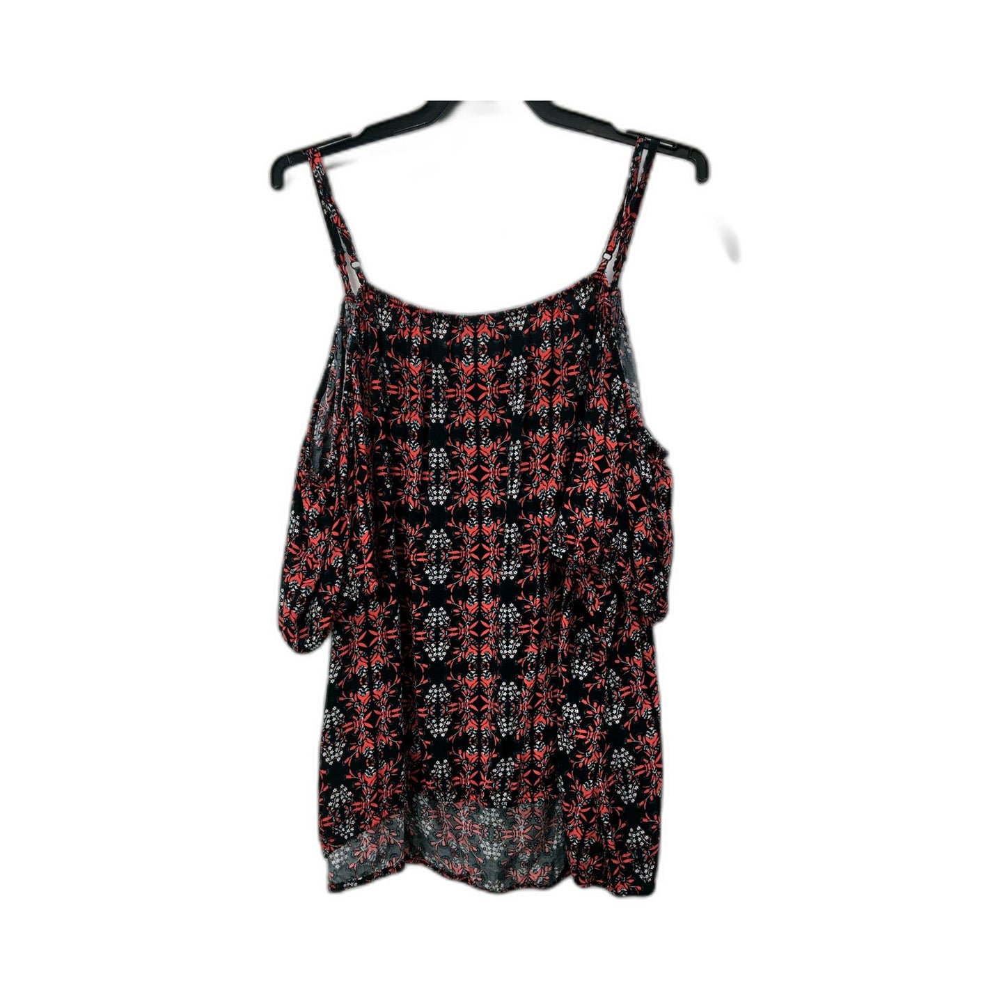 City Chic Womens Cold Shoulder Floral Plus Size Dress in Multi Color & Size XL