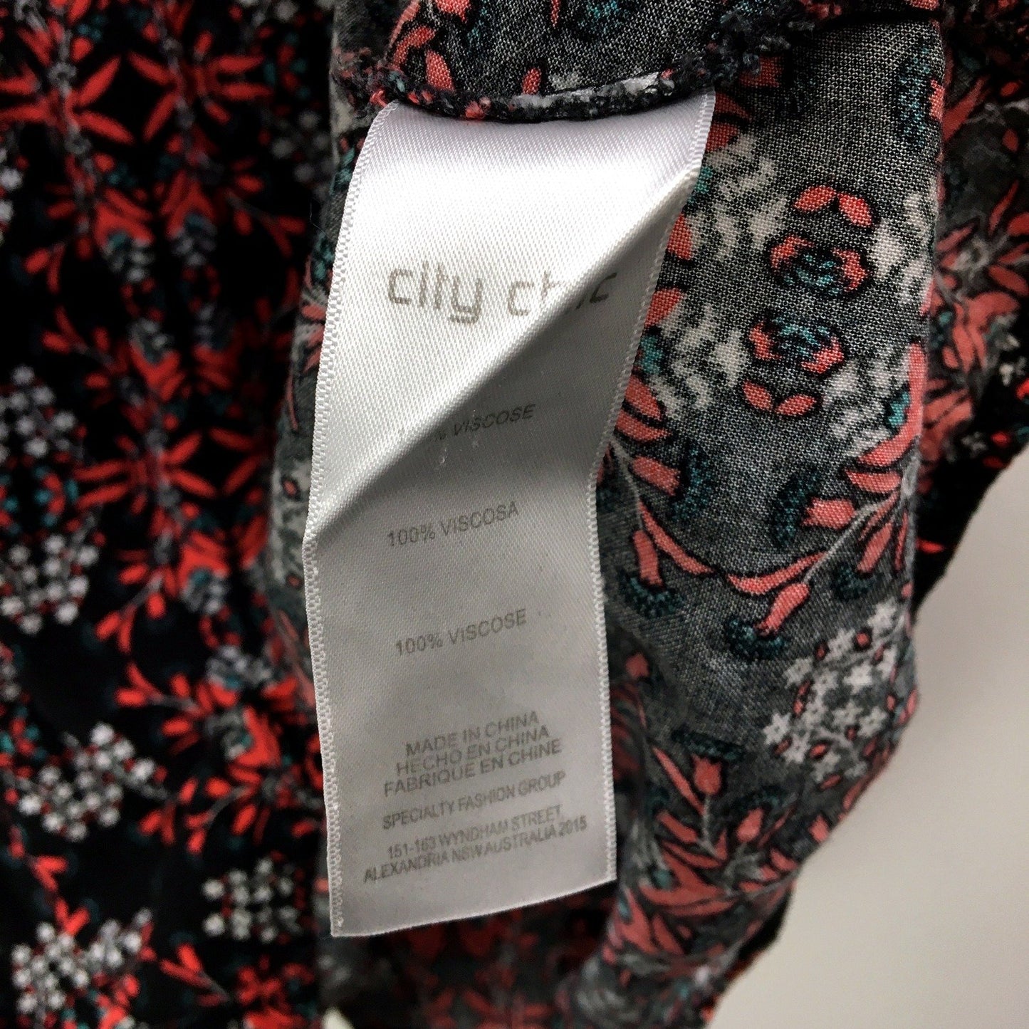 City Chic Womens Cold Shoulder Floral Plus Size Dress in Multi Color & Size XL
