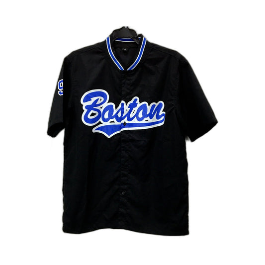 Boston Mens Black Baseball Jersey - Size M