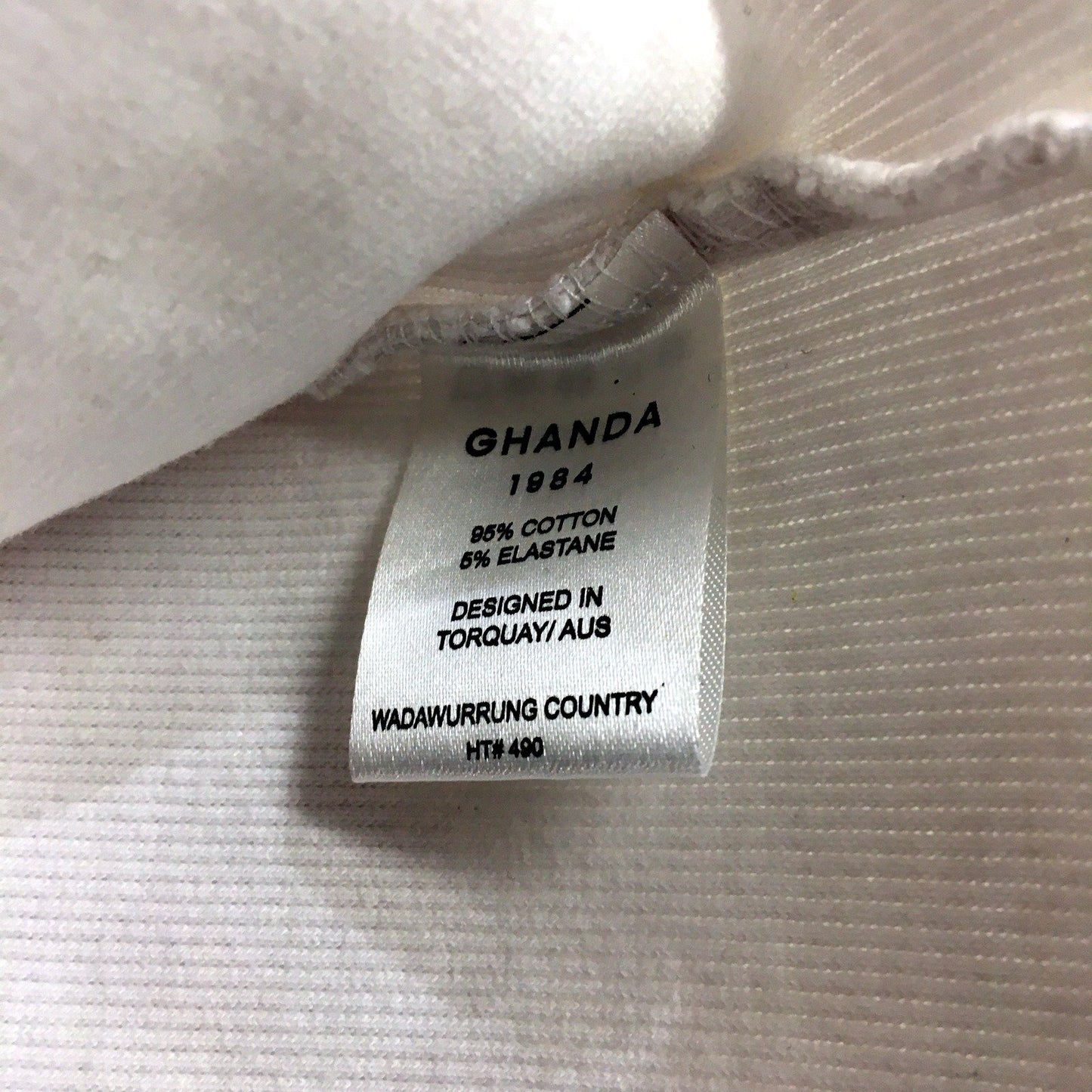 Ghanda Womens Pullover Cropped Tank Top in White, Size 10