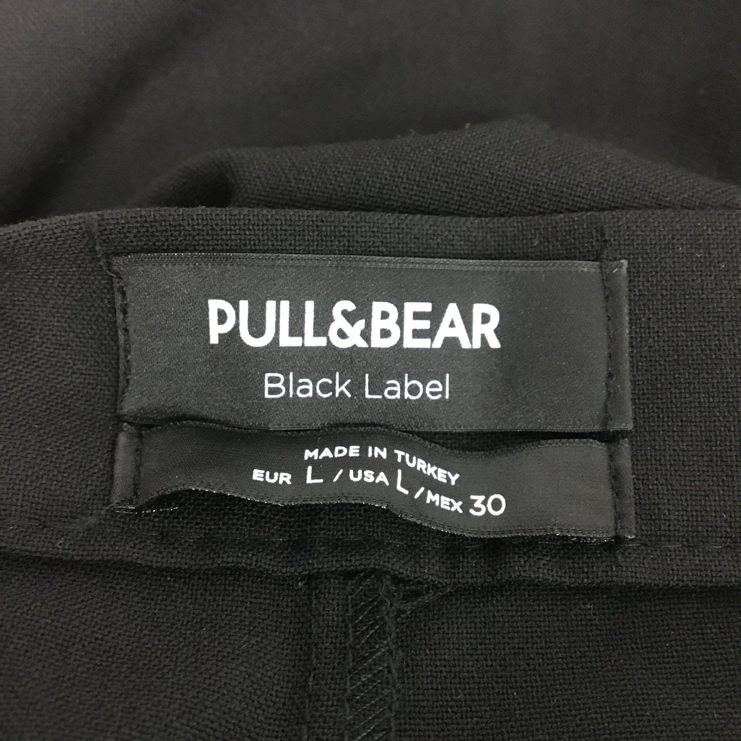 Pull&Bear Dress Pants Comfortable Black Womens Size L NEW