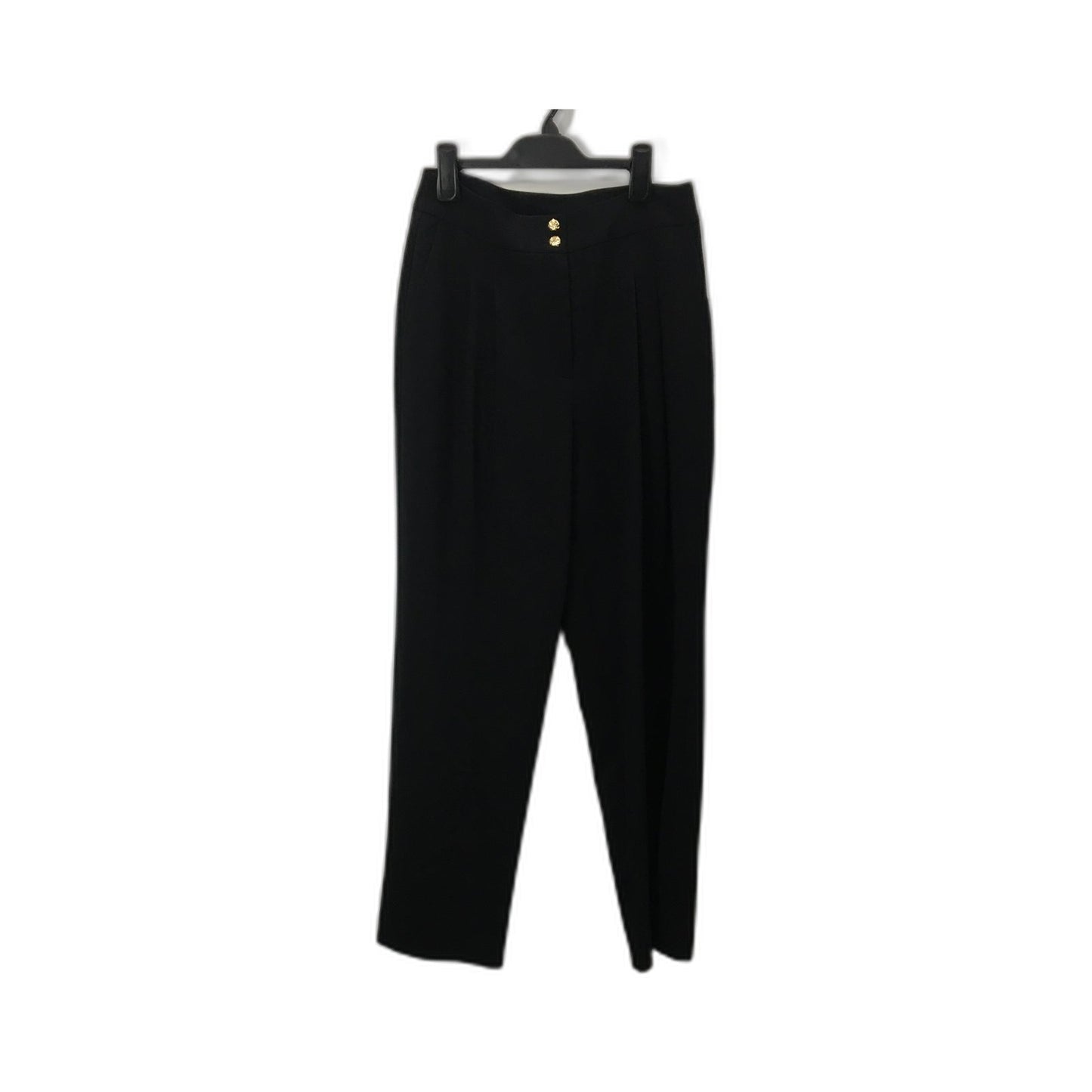 World Fashion Group Straight Leg Pants Women's Black Size 10 NEW
