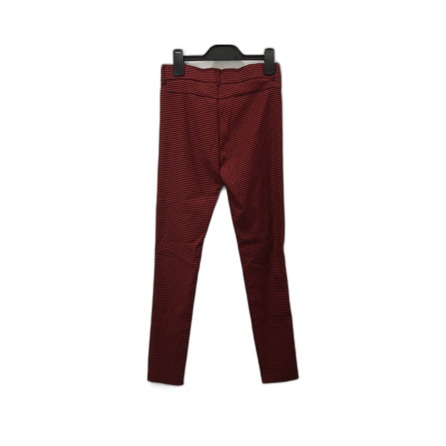 Zara Striped Slim Fit Pants Red and Black Womens Size Small NEW